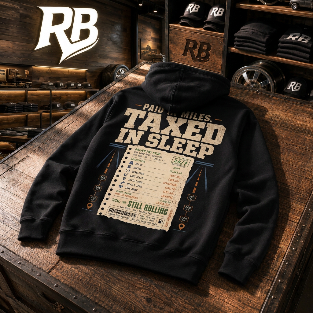 Paid In Miles Taxed In Sleep – Hoodie