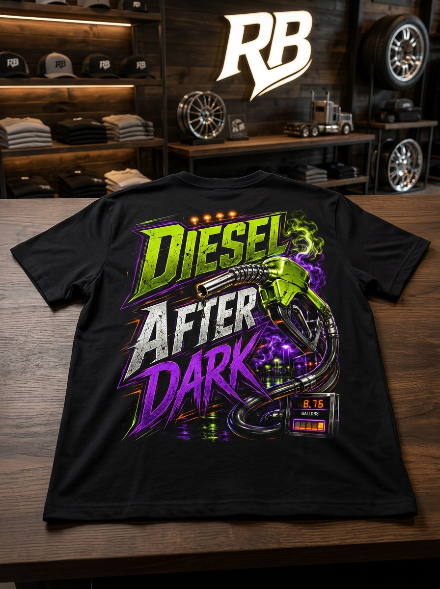 Diesel After Dark - Tee Front Back