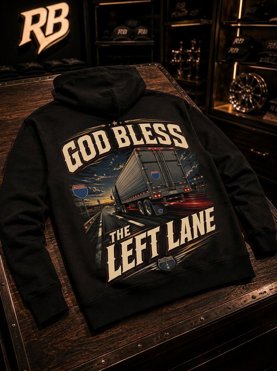 God Bless The Left Lane - Hoodie
