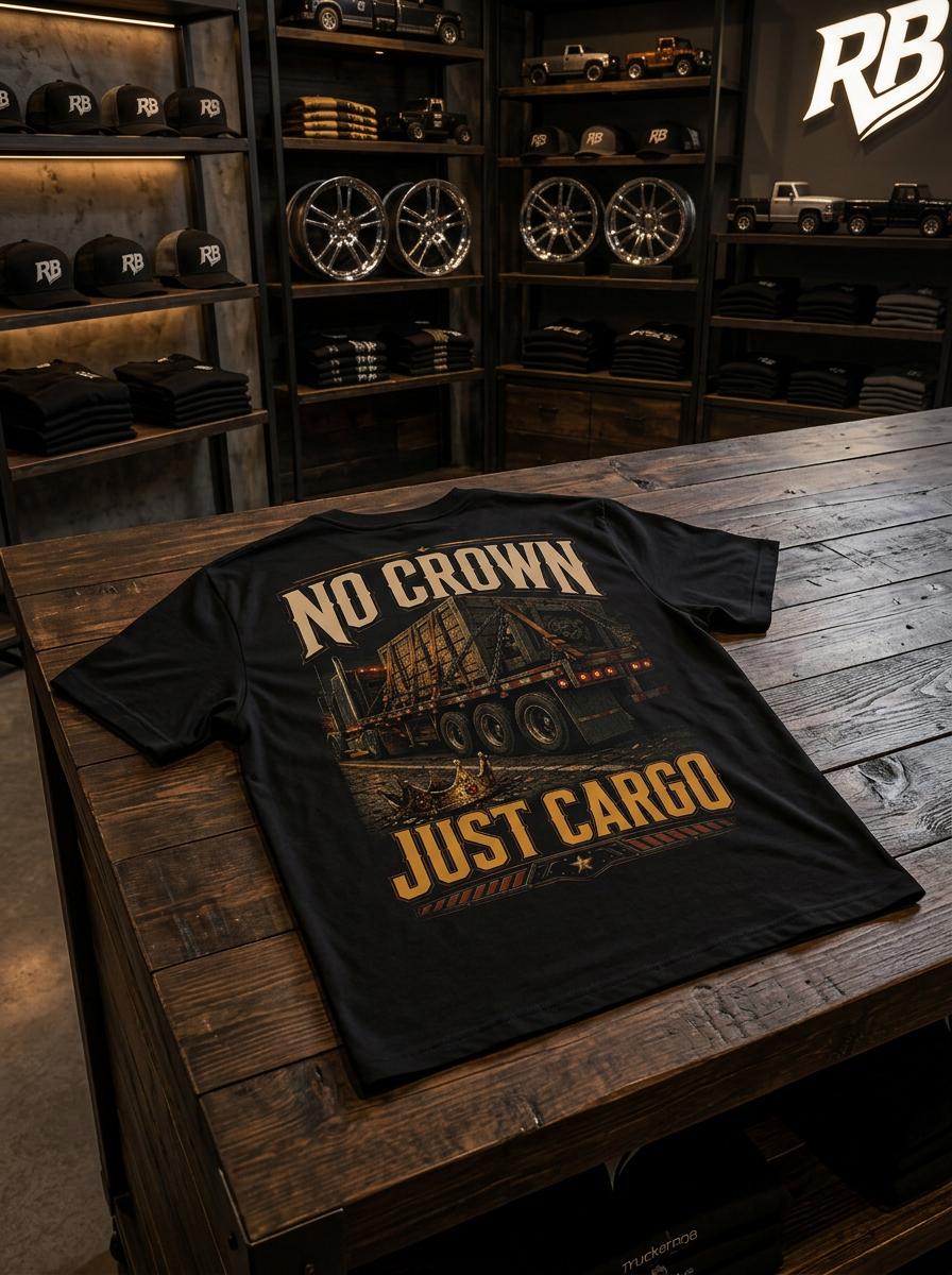 No Crown. Just Cargo - Tee Front Back