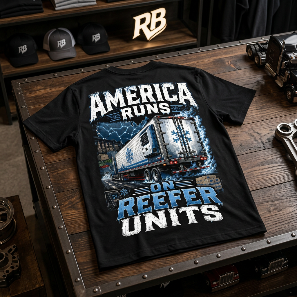 America Runs On Reefer Units - Tee Front Back