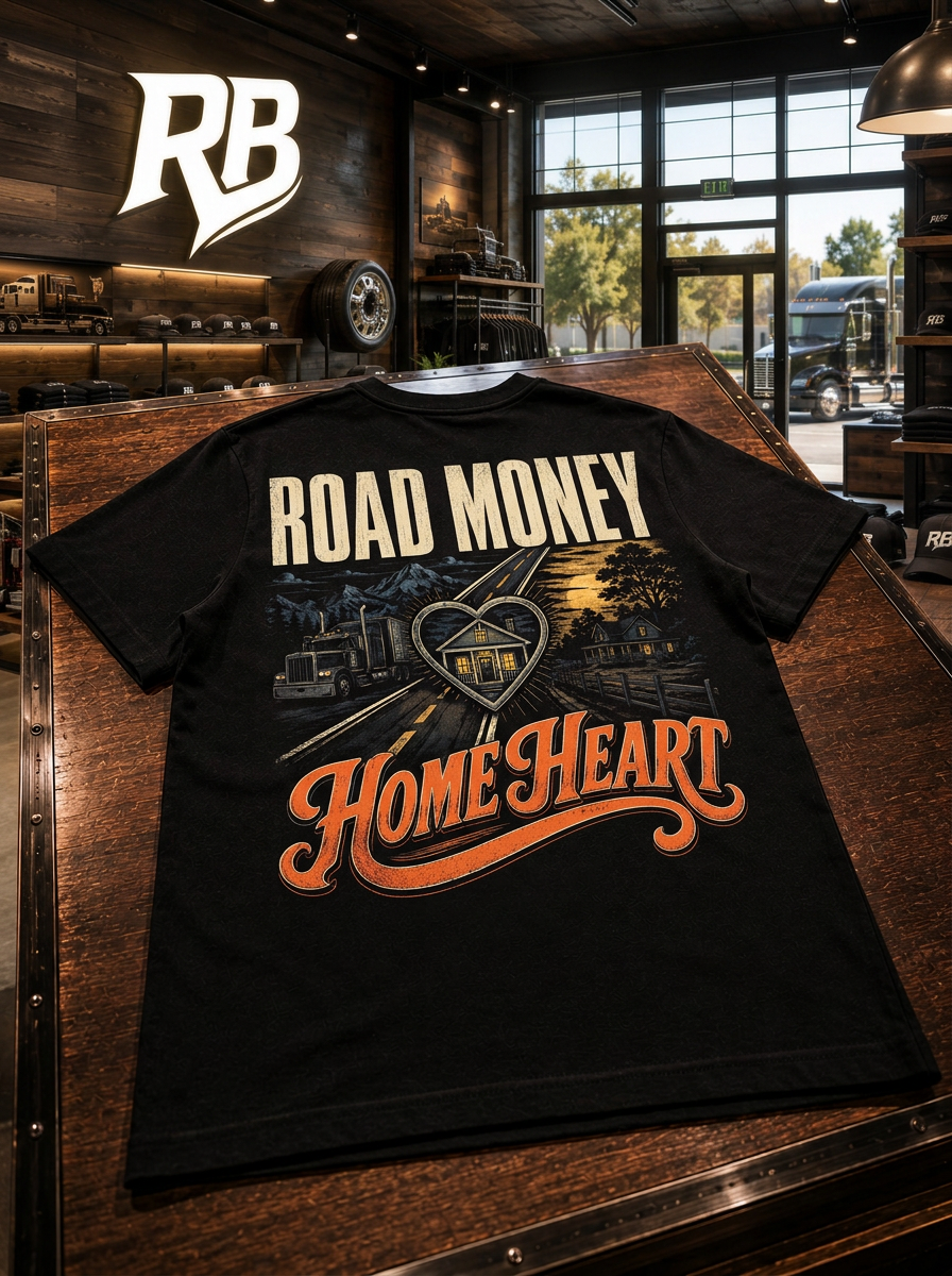 Road Money Home Heart - Tee Back