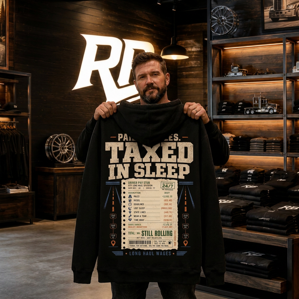 Paid In Miles Taxed In Sleep – Hoodie
