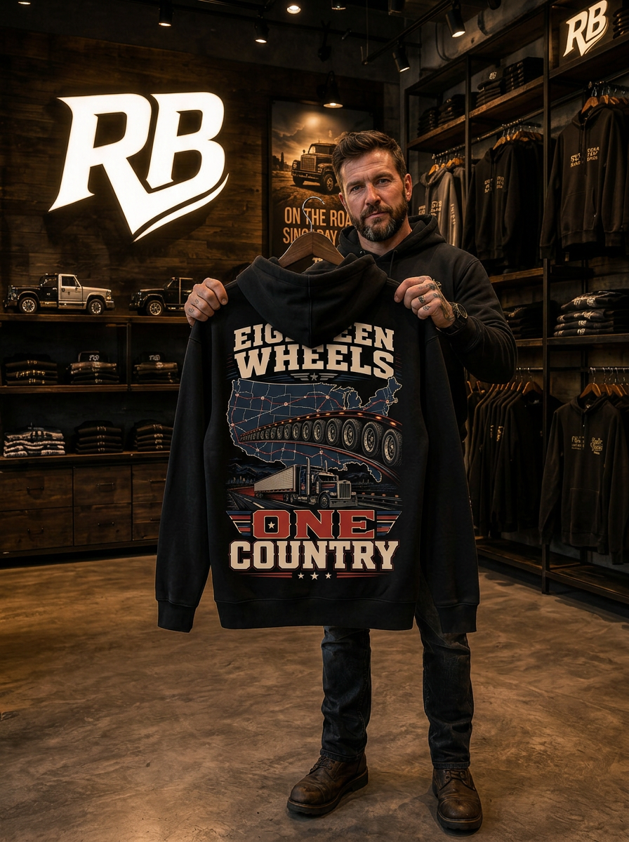 Eighteen Wheels One Country - Hoodie