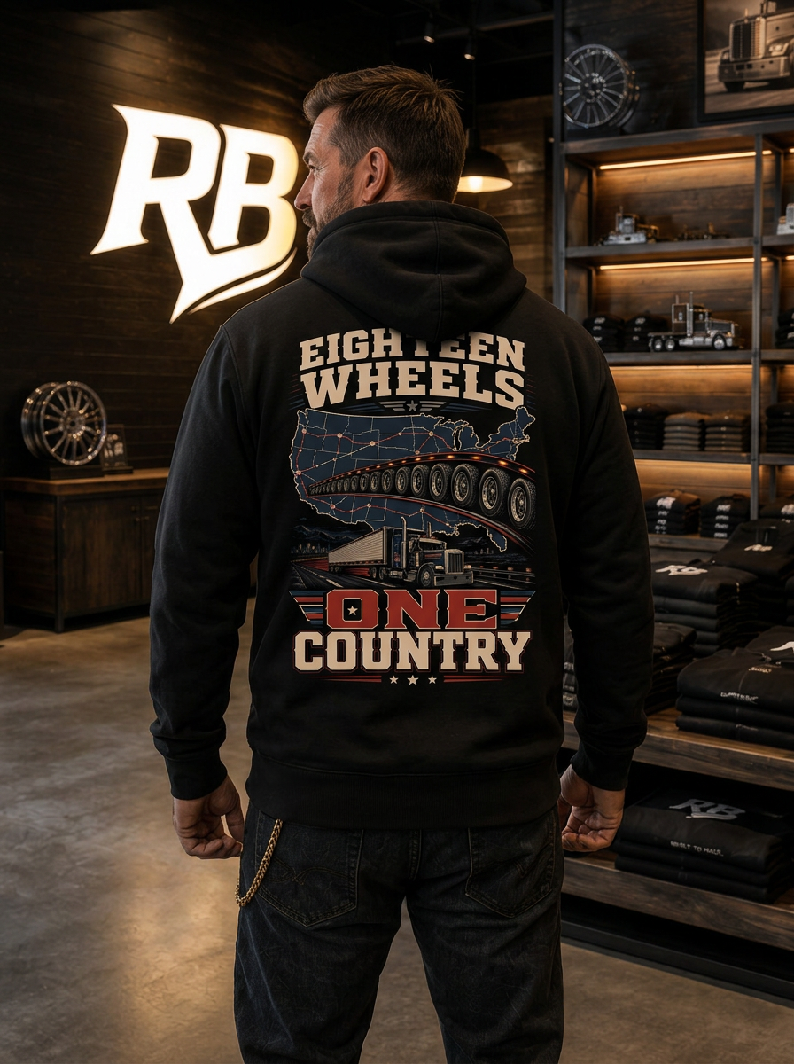 Eighteen Wheels One Country - Hoodie