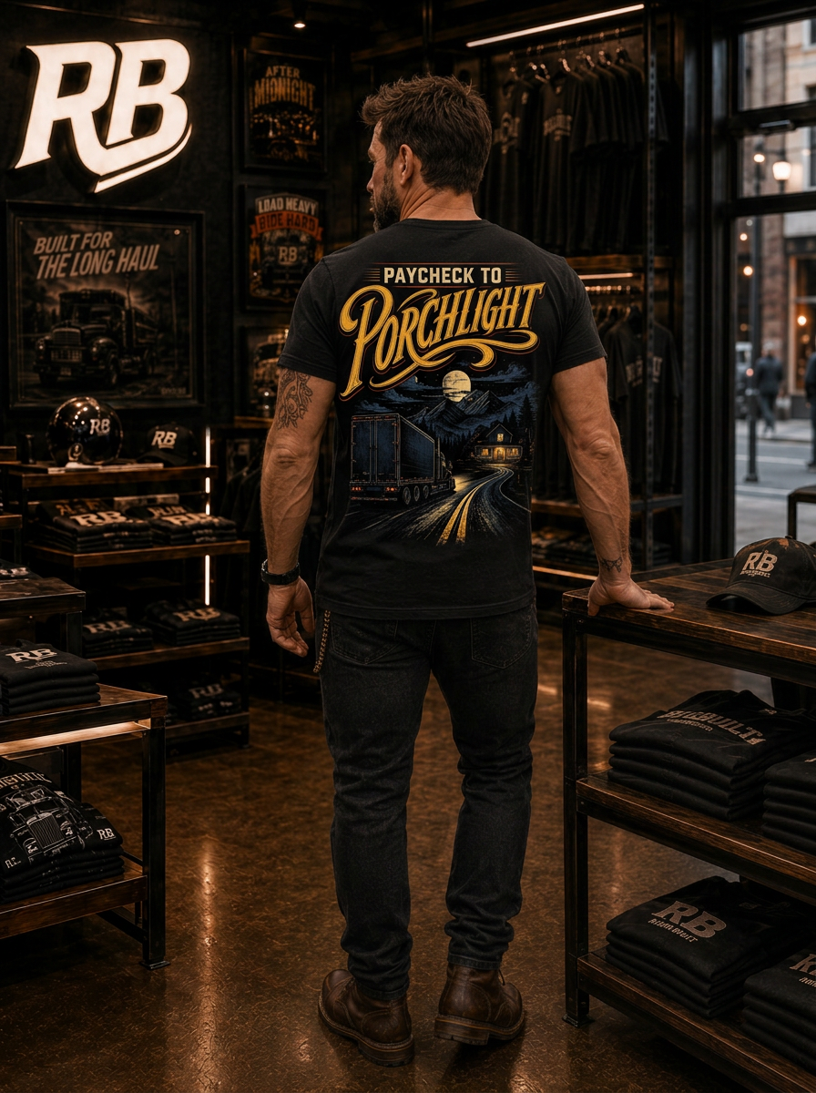 Paycheck To Porchlight - Tee Back