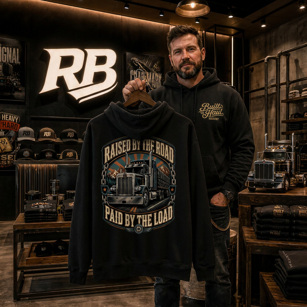 Raised By The Road. Paid By The Load - Hoodie
