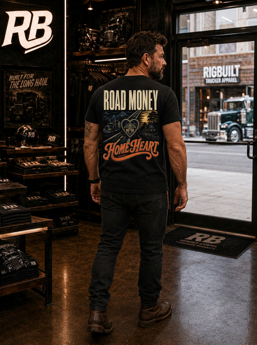 Road Money Home Heart - Tee Back