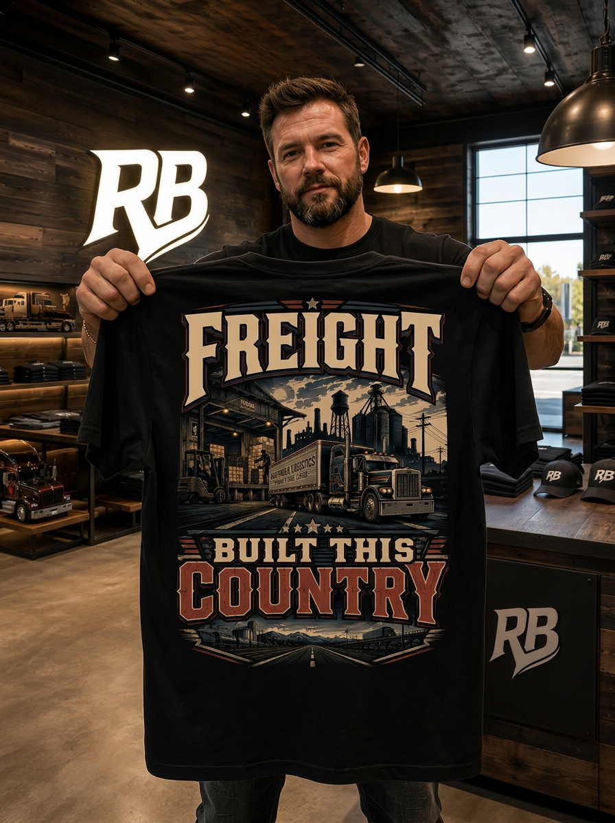 Freight Built This Country - Tee Front Back