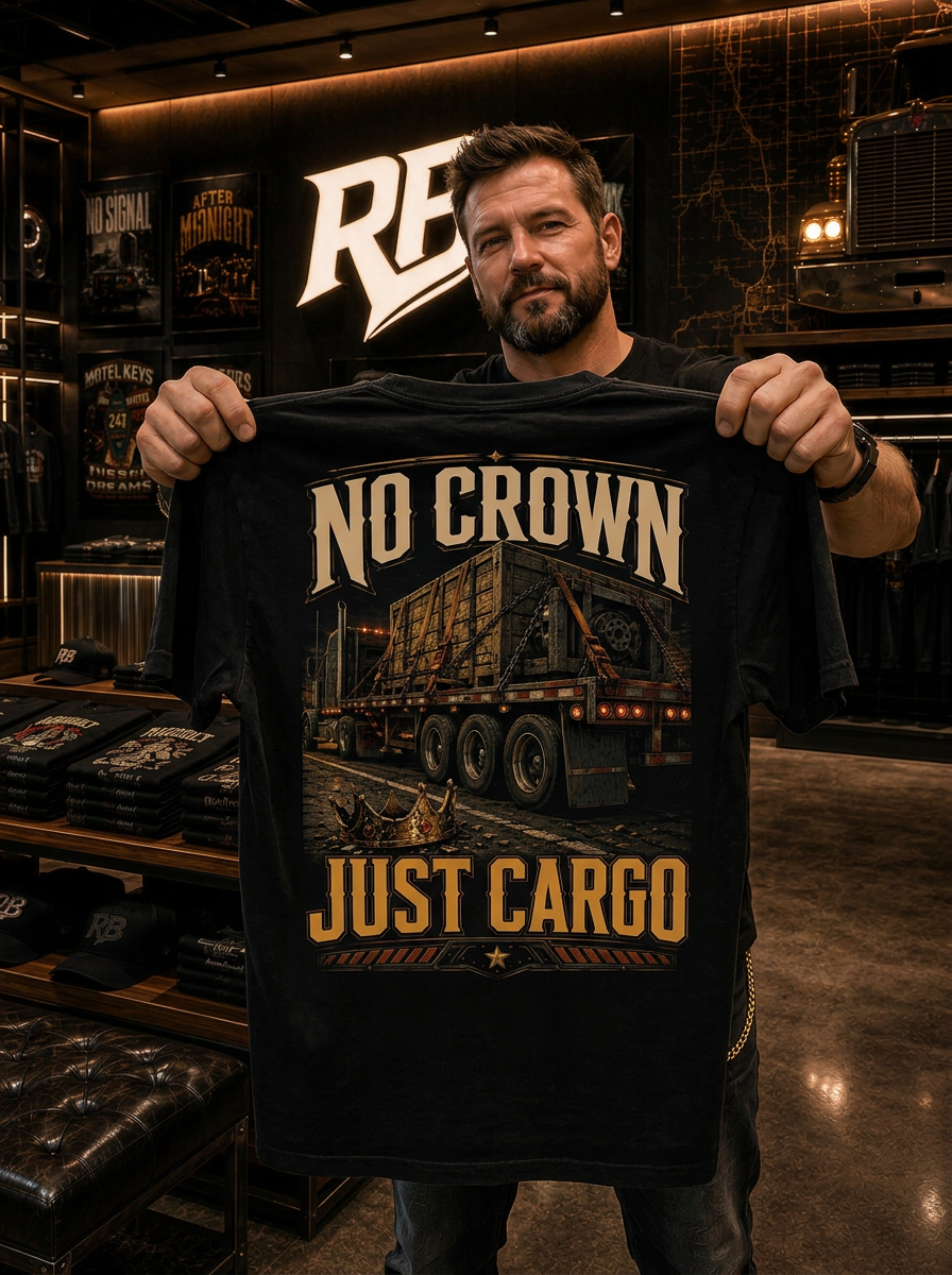 No Crown. Just Cargo - Tee Front Back