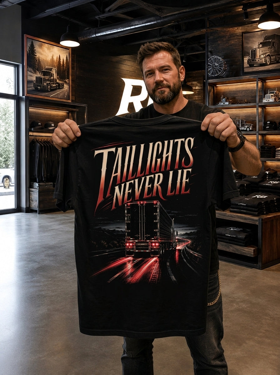 Taillights Never Lie - Tee Front Back