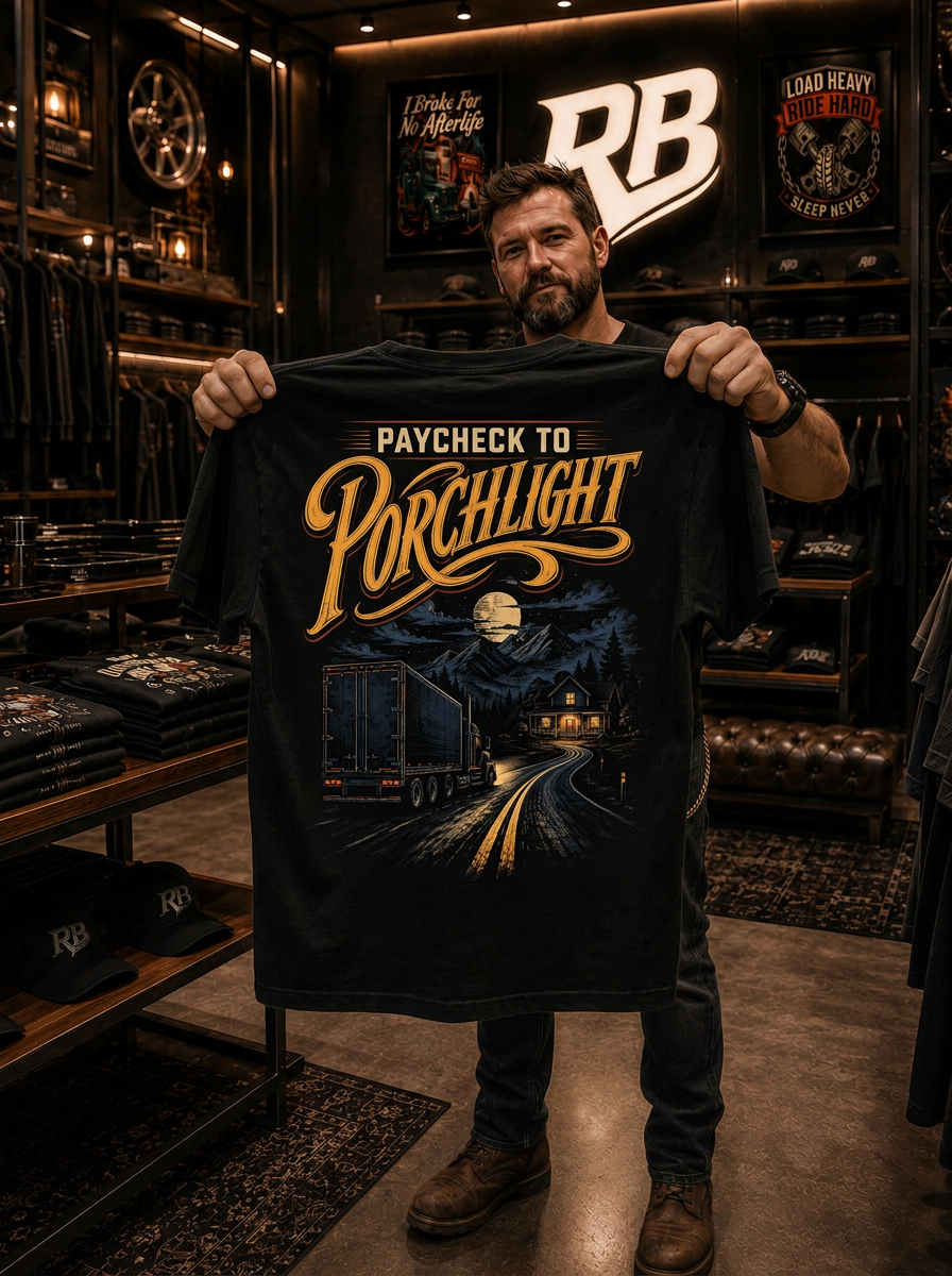 Paycheck To Porchlight - Tee Back