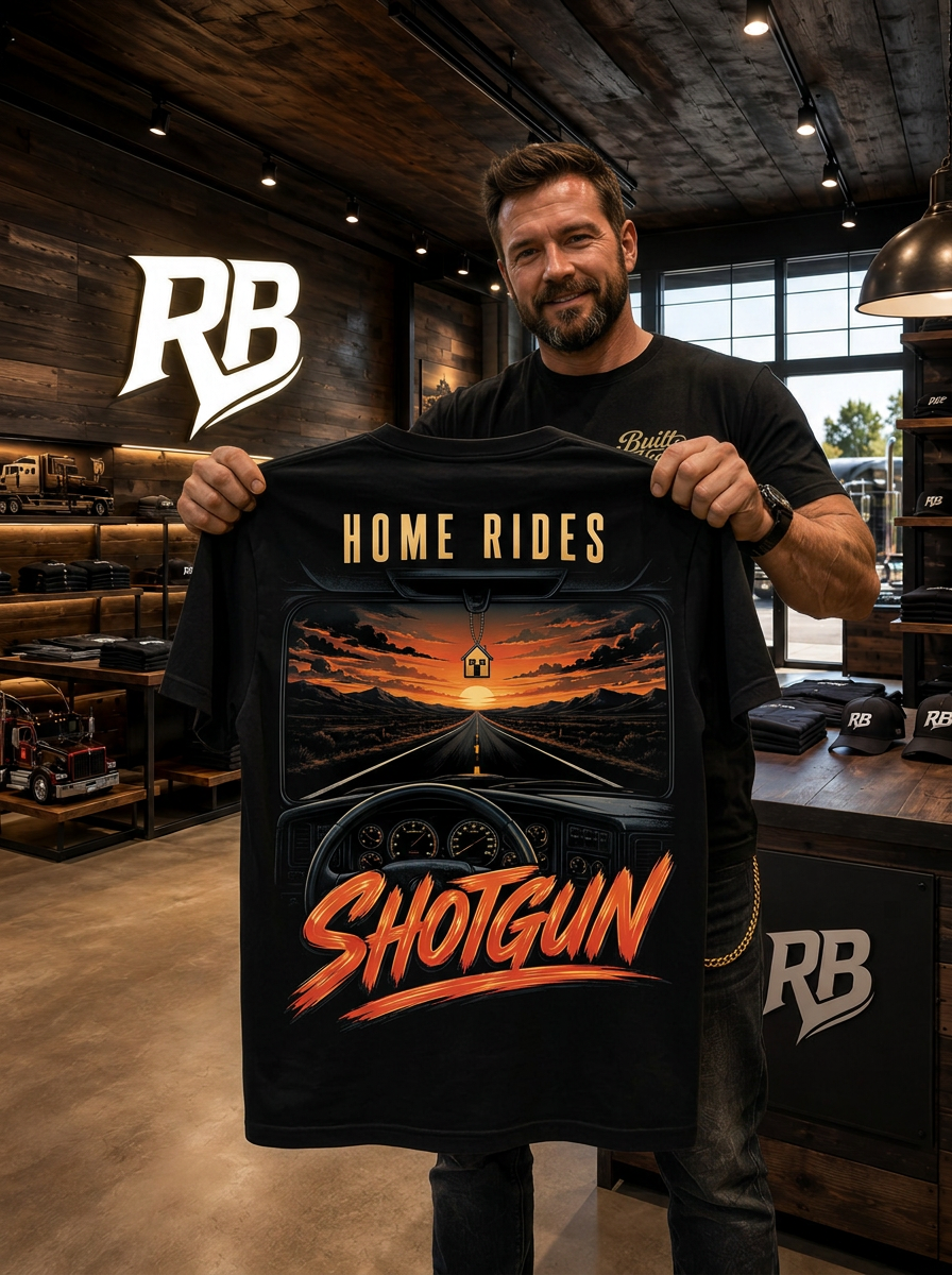 Home Rides Shotgun - Tee Front Back