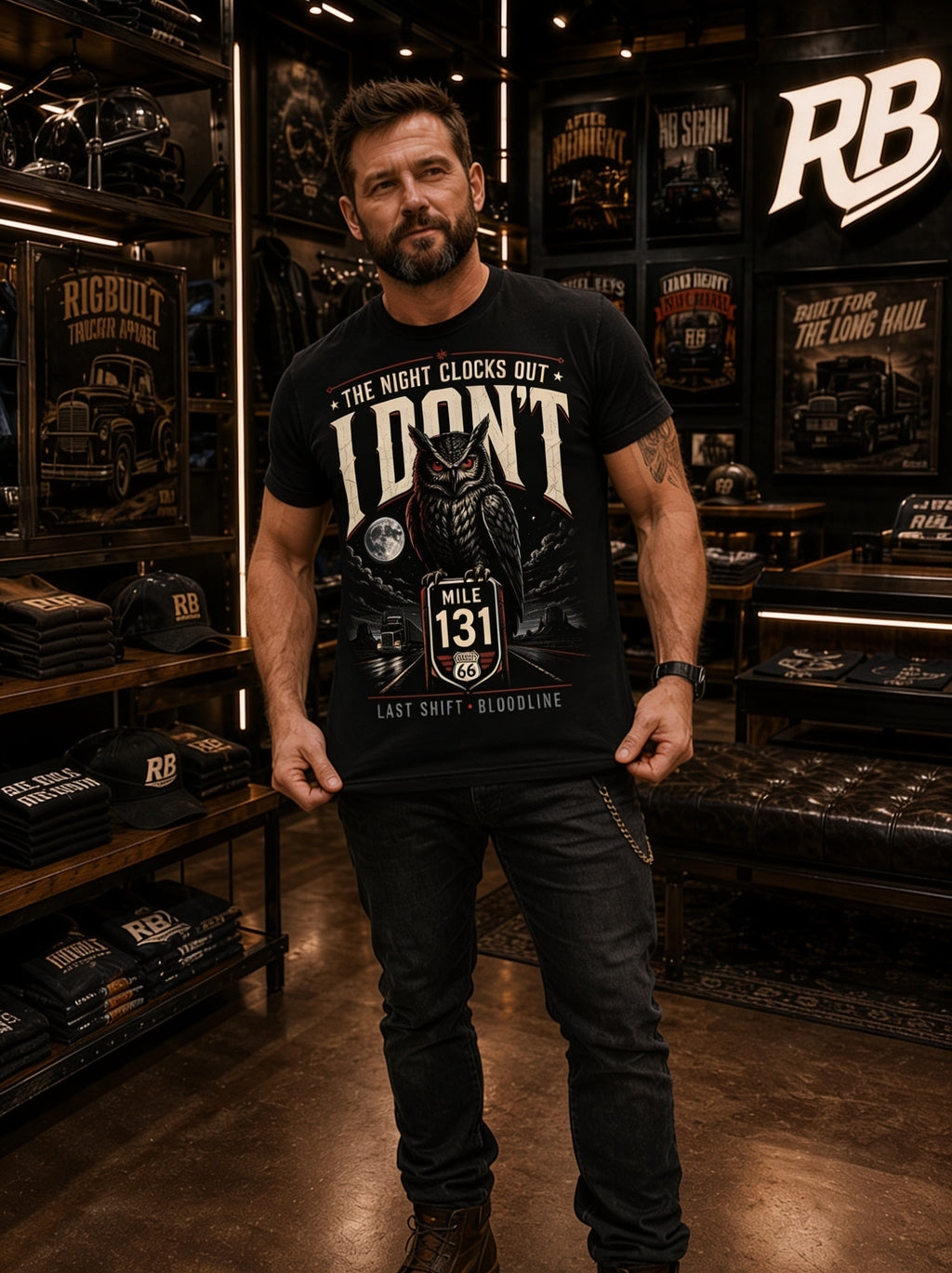 The Night Clocks Out I Don’t – Tee Front