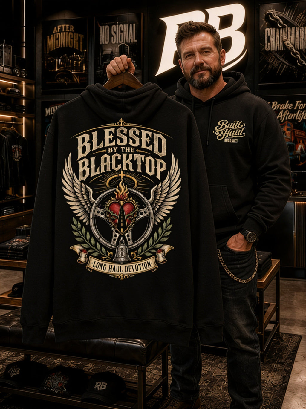 Blessed By The Blacktop - Hoodie