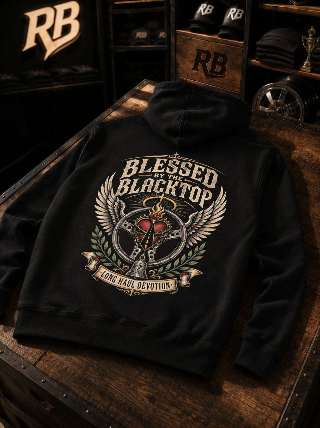 Blessed By The Blacktop - Hoodie