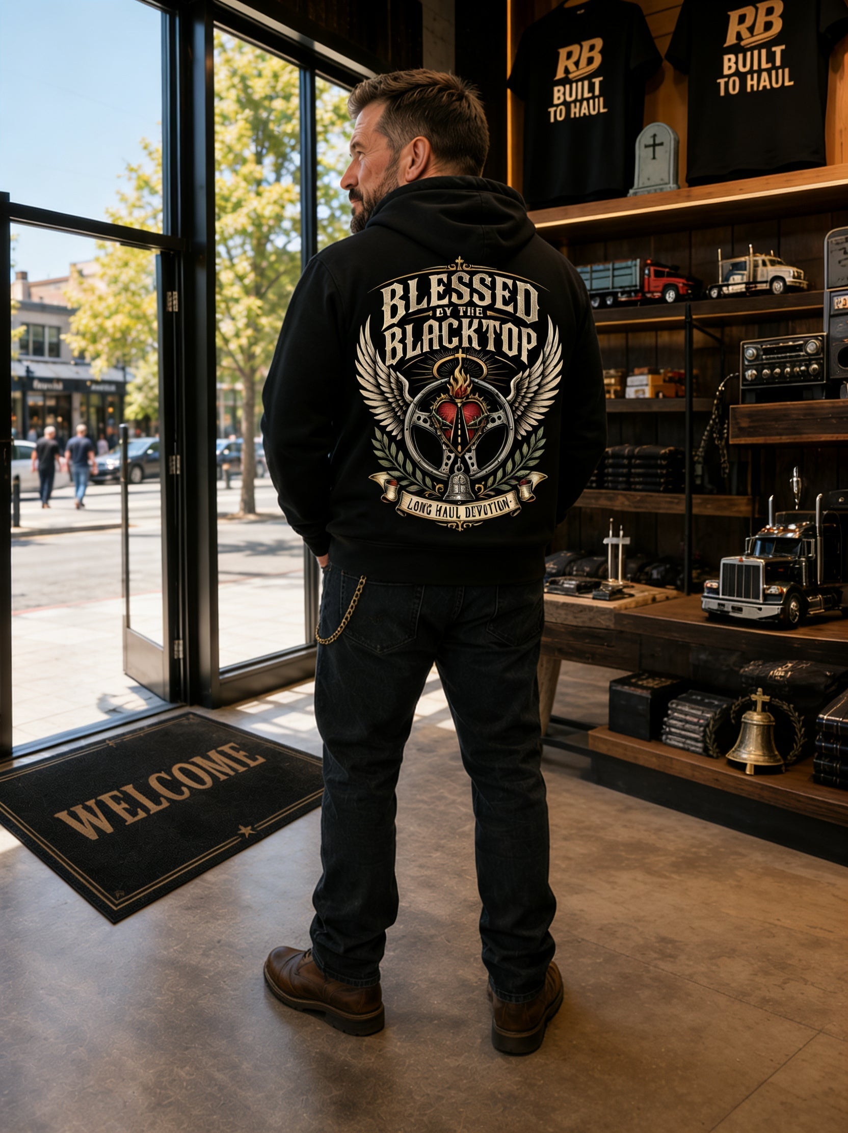 Blessed By The Blacktop - Hoodie
