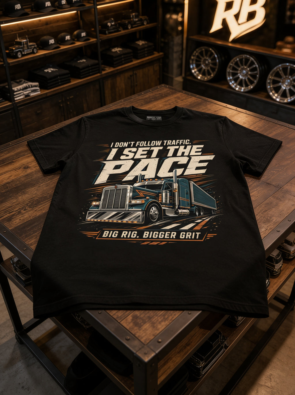 I Don’t Follow Traffic I Set The Pace – Tee Front
