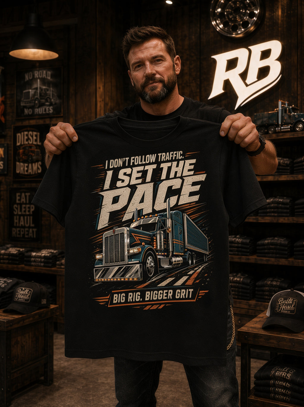 I Don’t Follow Traffic I Set The Pace – Tee Front