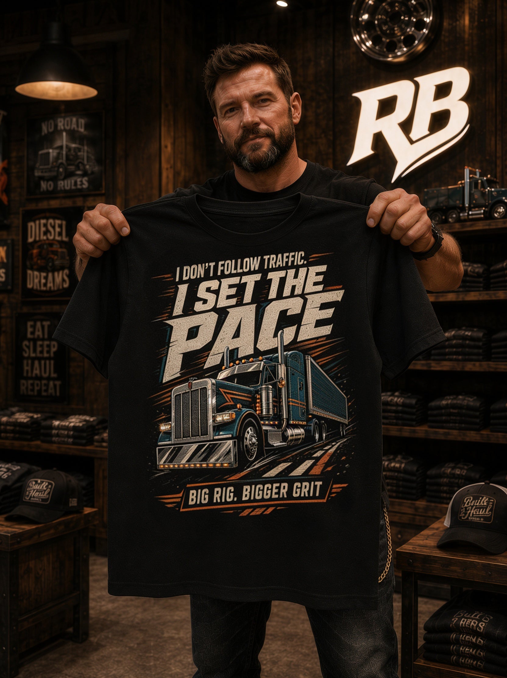 I Don’t Follow Traffic I Set The Pace – Tee Front