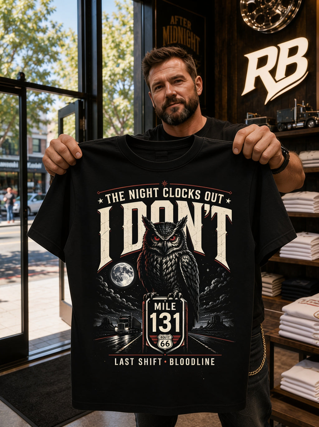 The Night Clocks Out I Don’t – Tee Front