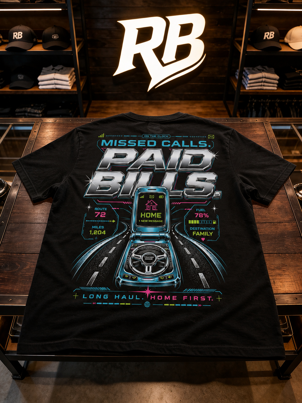 Missed Calls Paid Bills – Tee Back