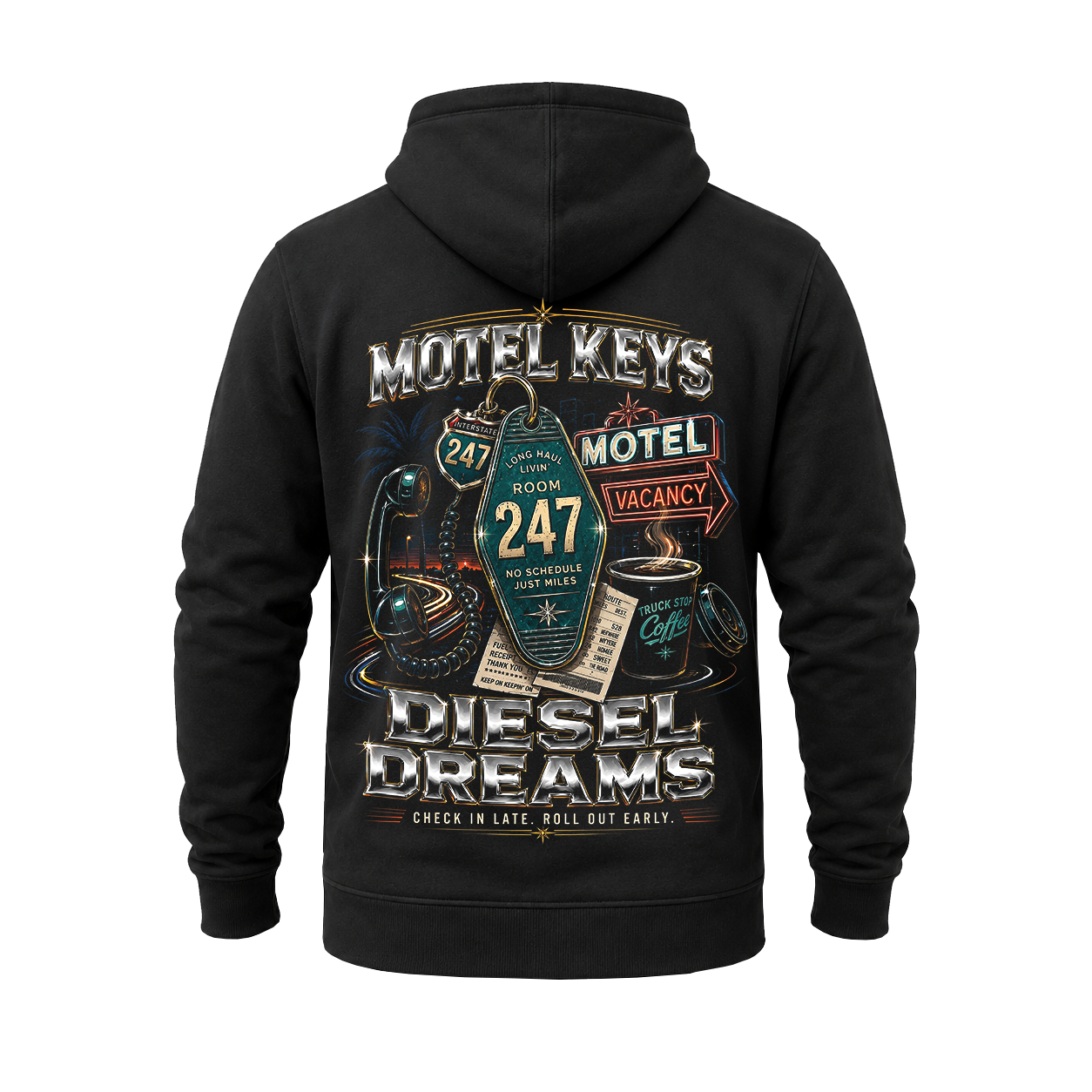 Motel Keys Diesel Dreams – Hoodie