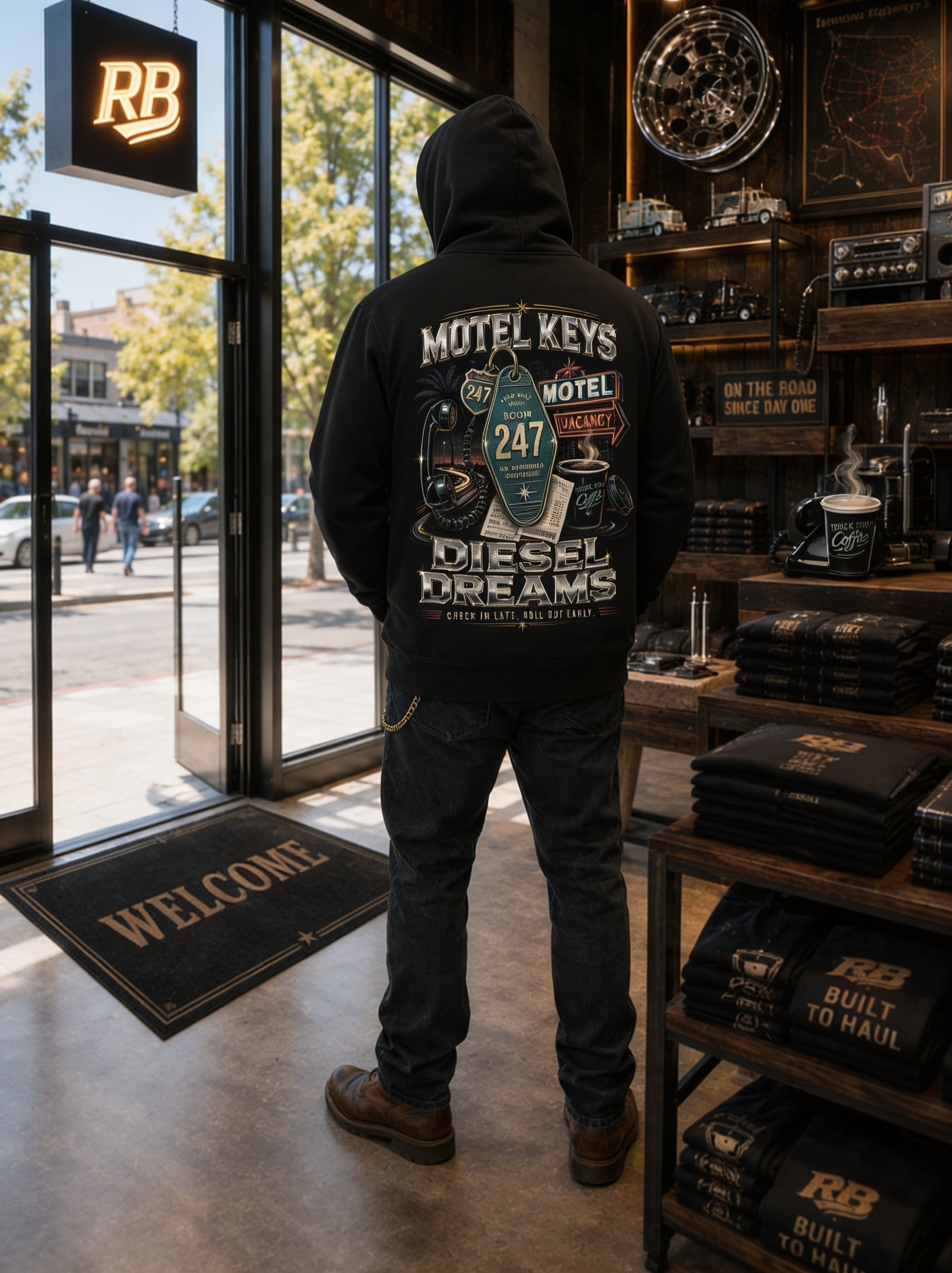 Motel Keys Diesel Dreams – Hoodie