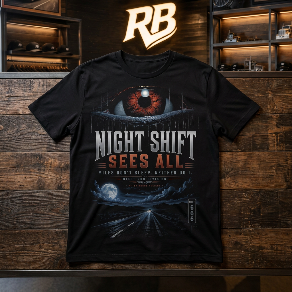 Night Shift Sees All – Tee Front