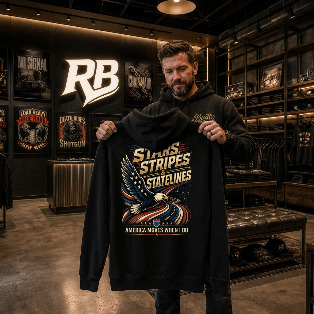 Stars, Stripes & State Lines V2 - Hoodie