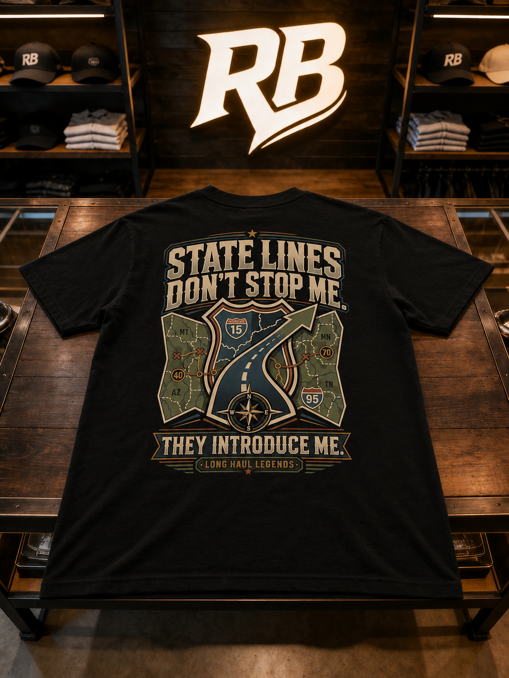 State Lines Don’t Stop Me – Tee Front Back