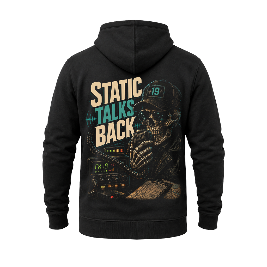 Static Talks Back - Hoodie