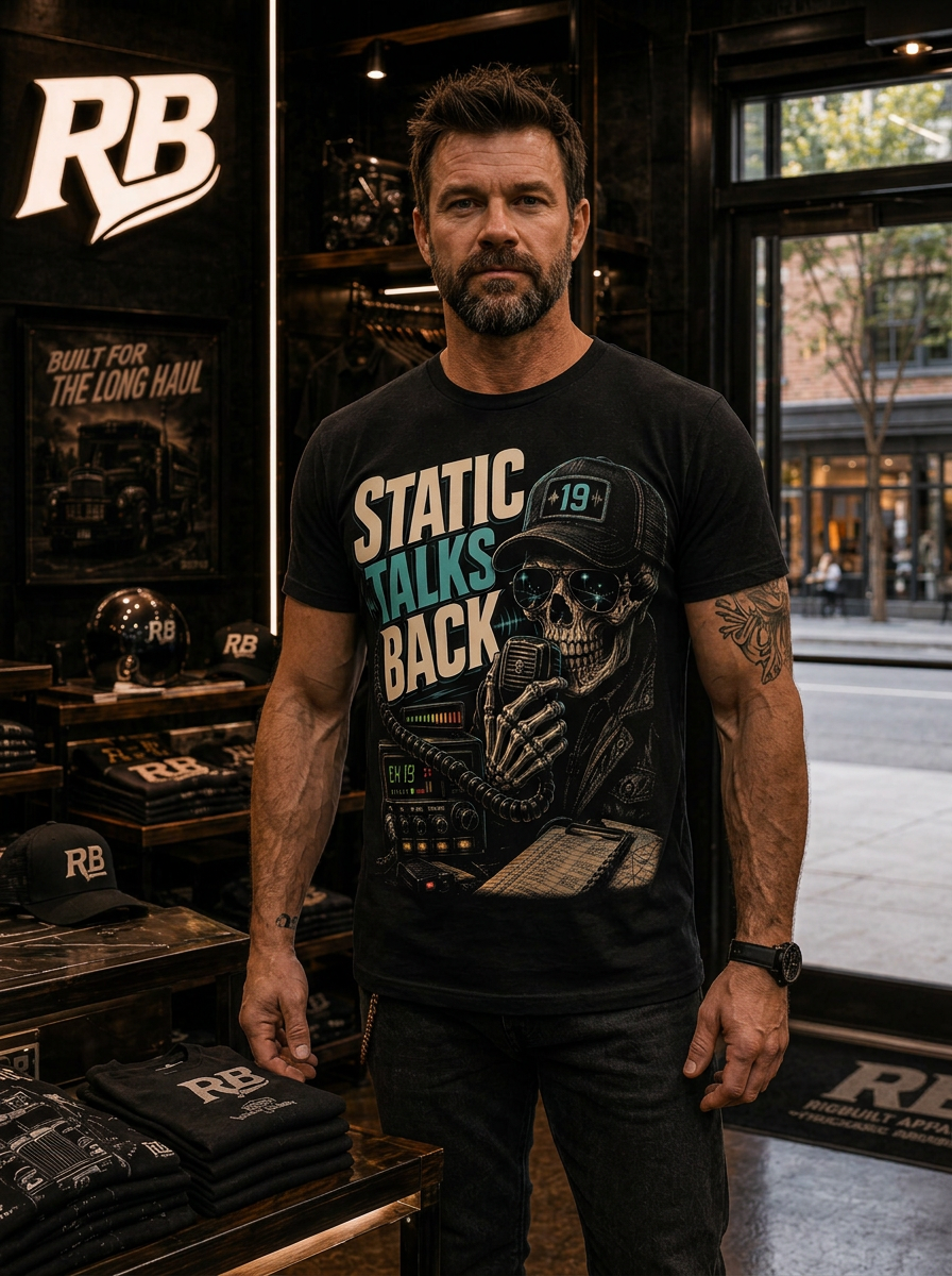 Static Talks Back - Tee Front