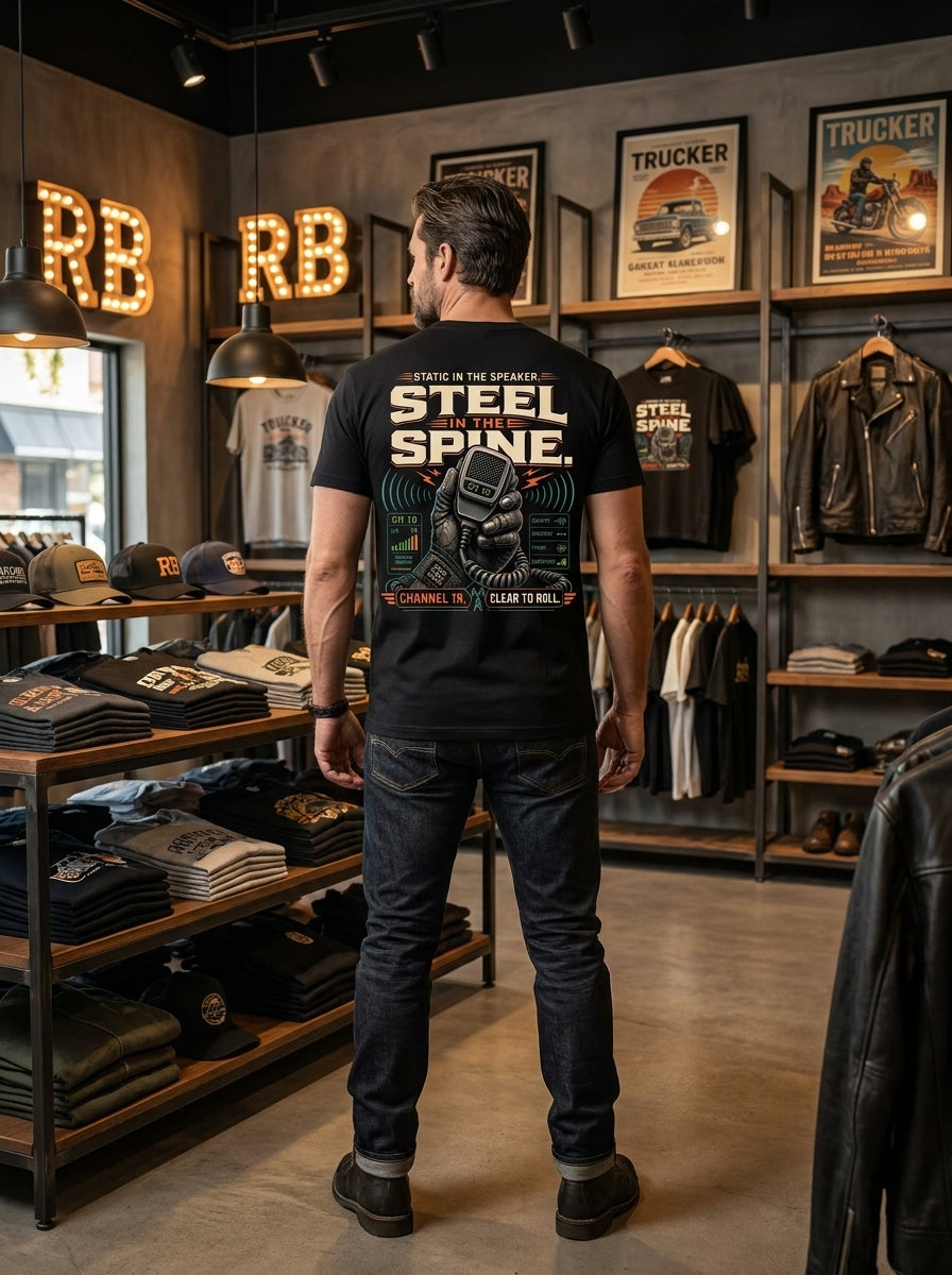 Steel In The Spine – Tee Front Back