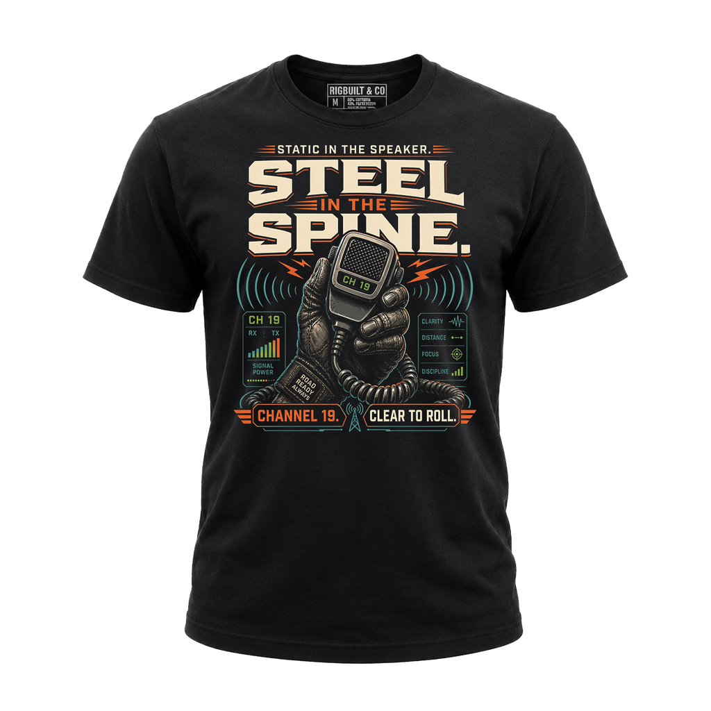 Steel In The Spine – Tee Front