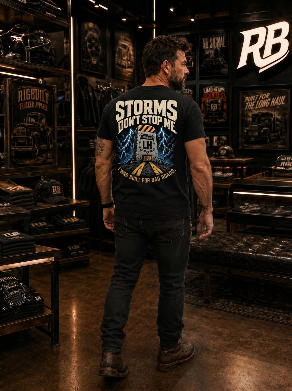 Storms Don’t Stop Me – Tee Front Back