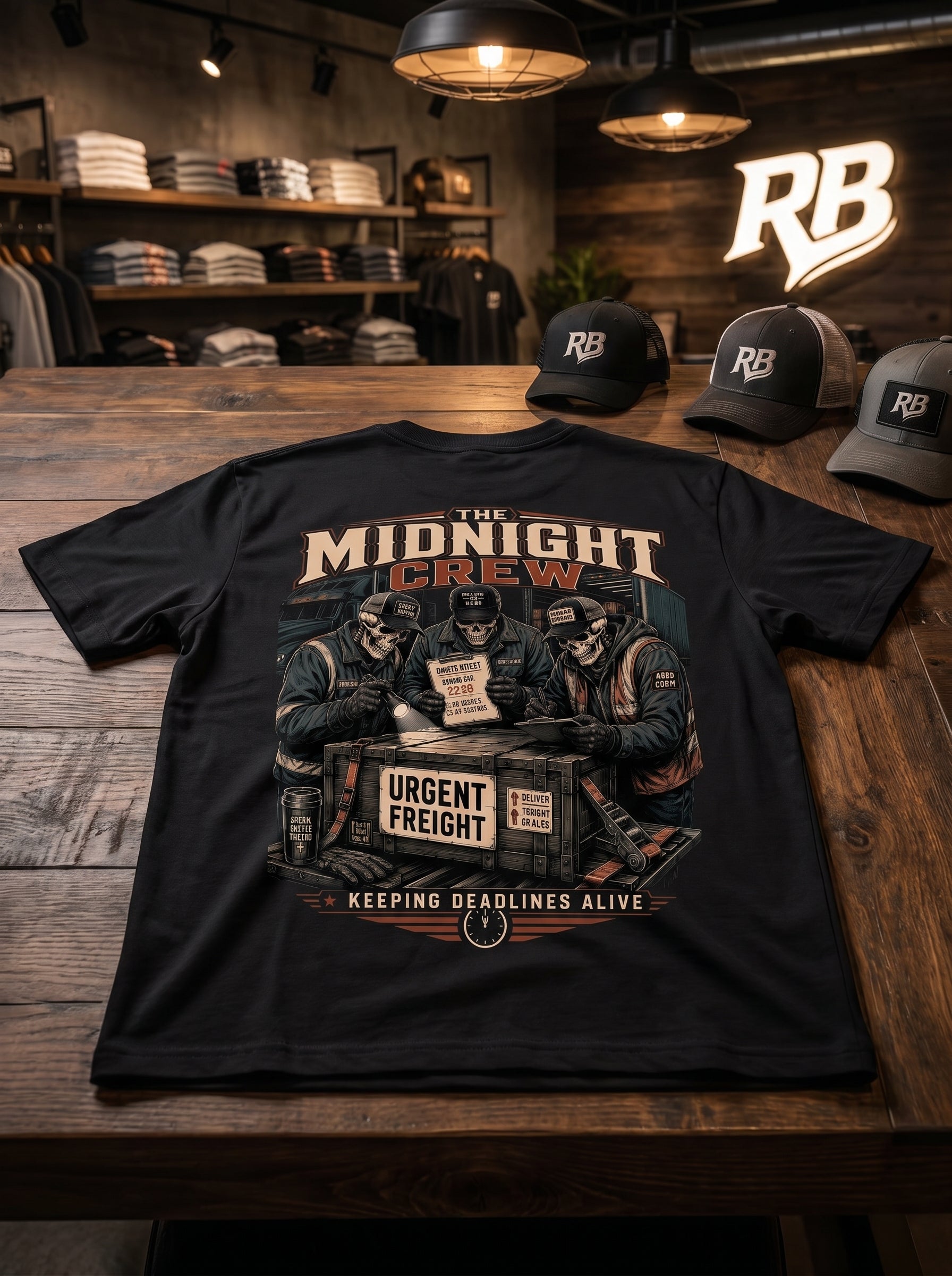 The Midnight Crew – Tee Front Back
