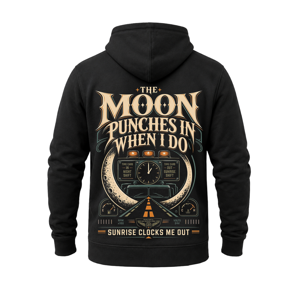 The Moon Punches In When I Do – Hoodie