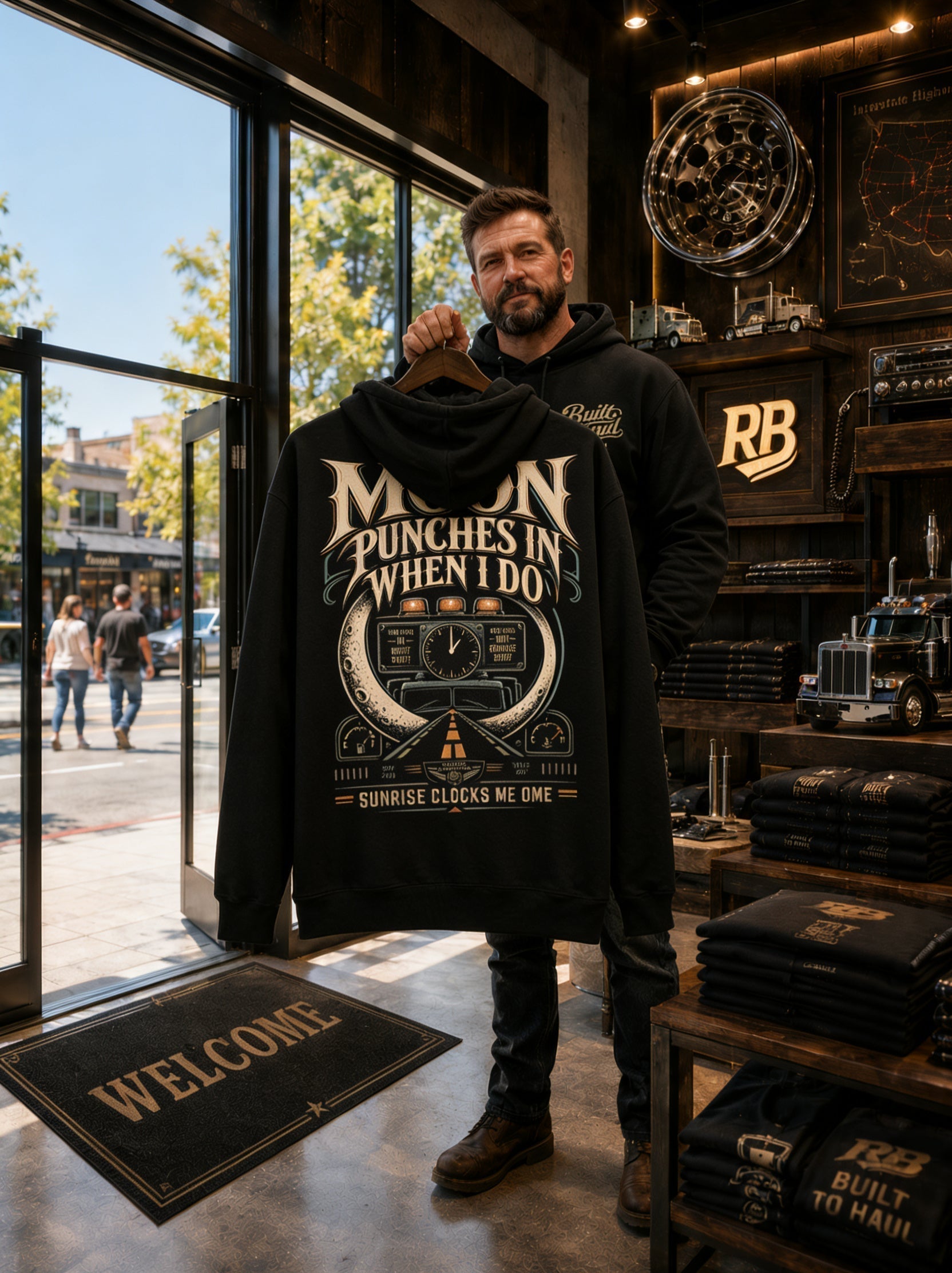 The Moon Punches In When I Do – Hoodie