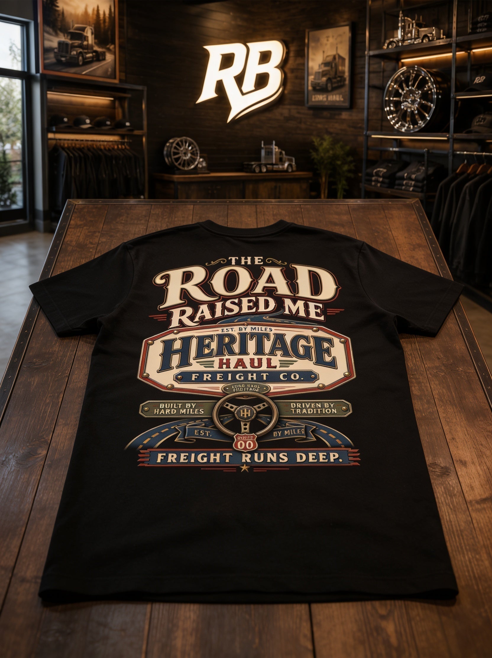 The Road Raised Me – Tee Back