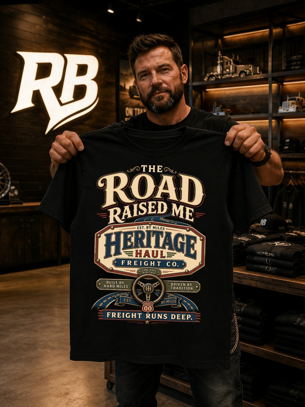 The Road Raised Me – Tee Front