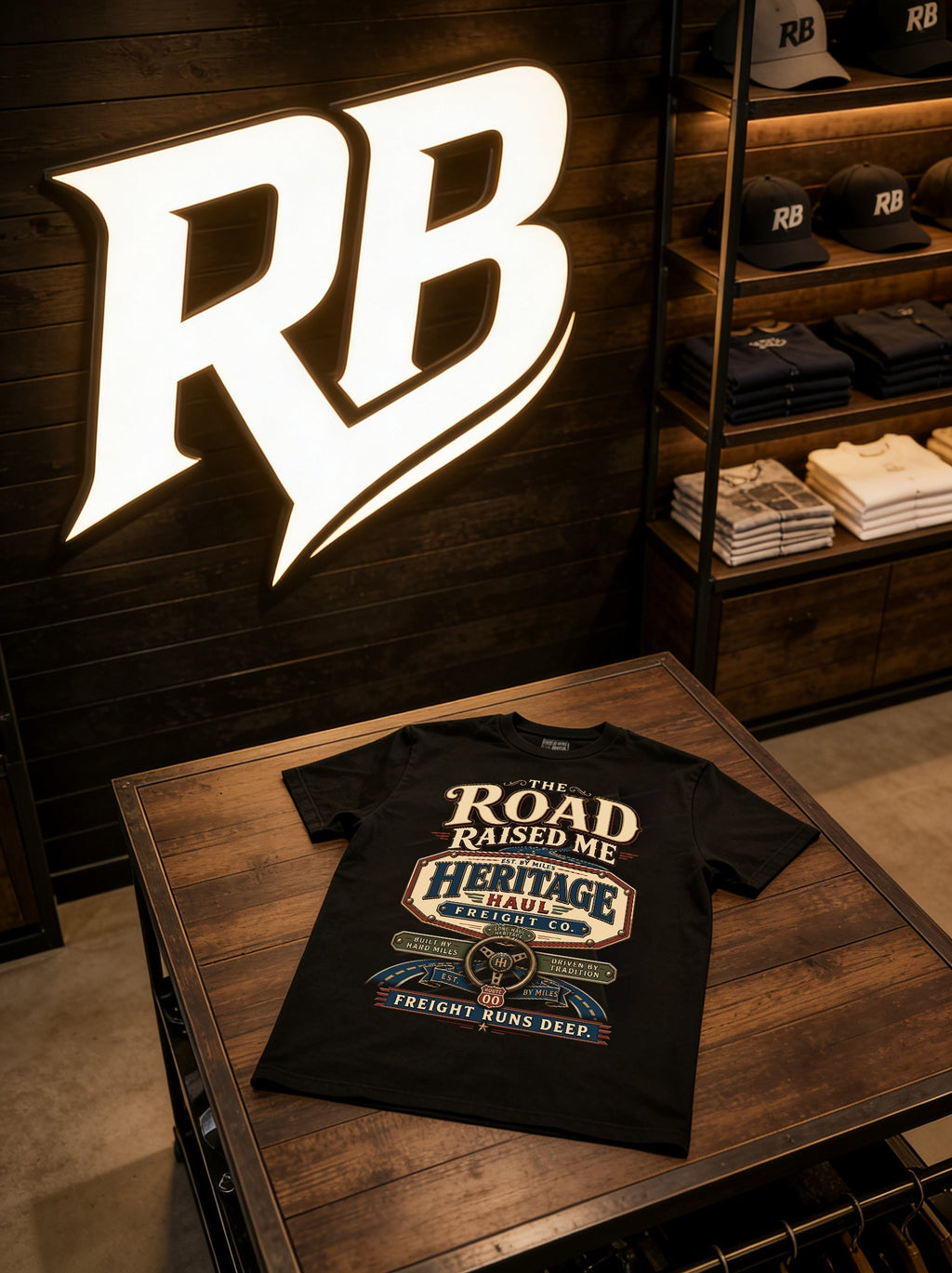 The Road Raised Me – Tee Front