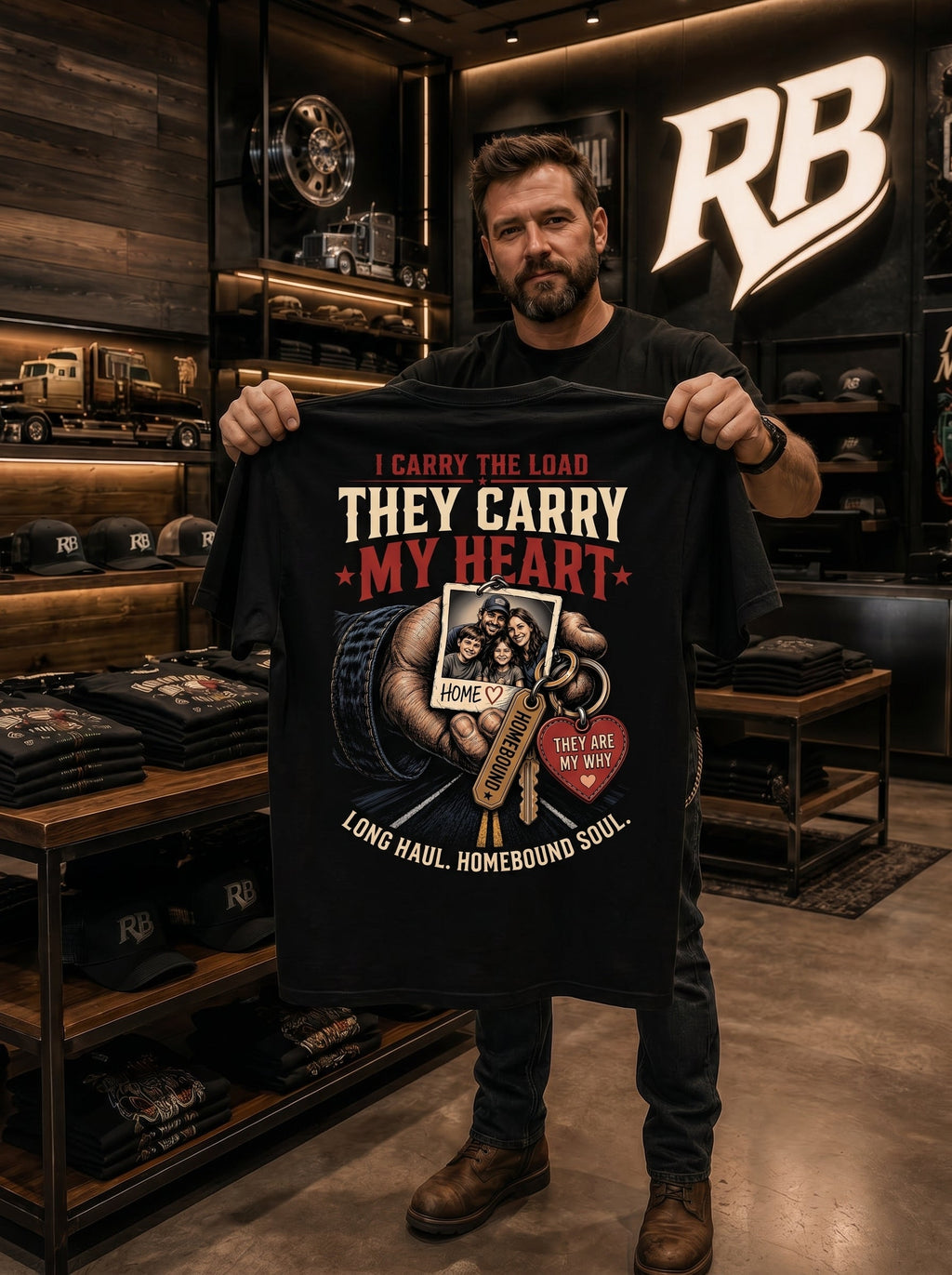 They Carry My Heart - Tee Front Back