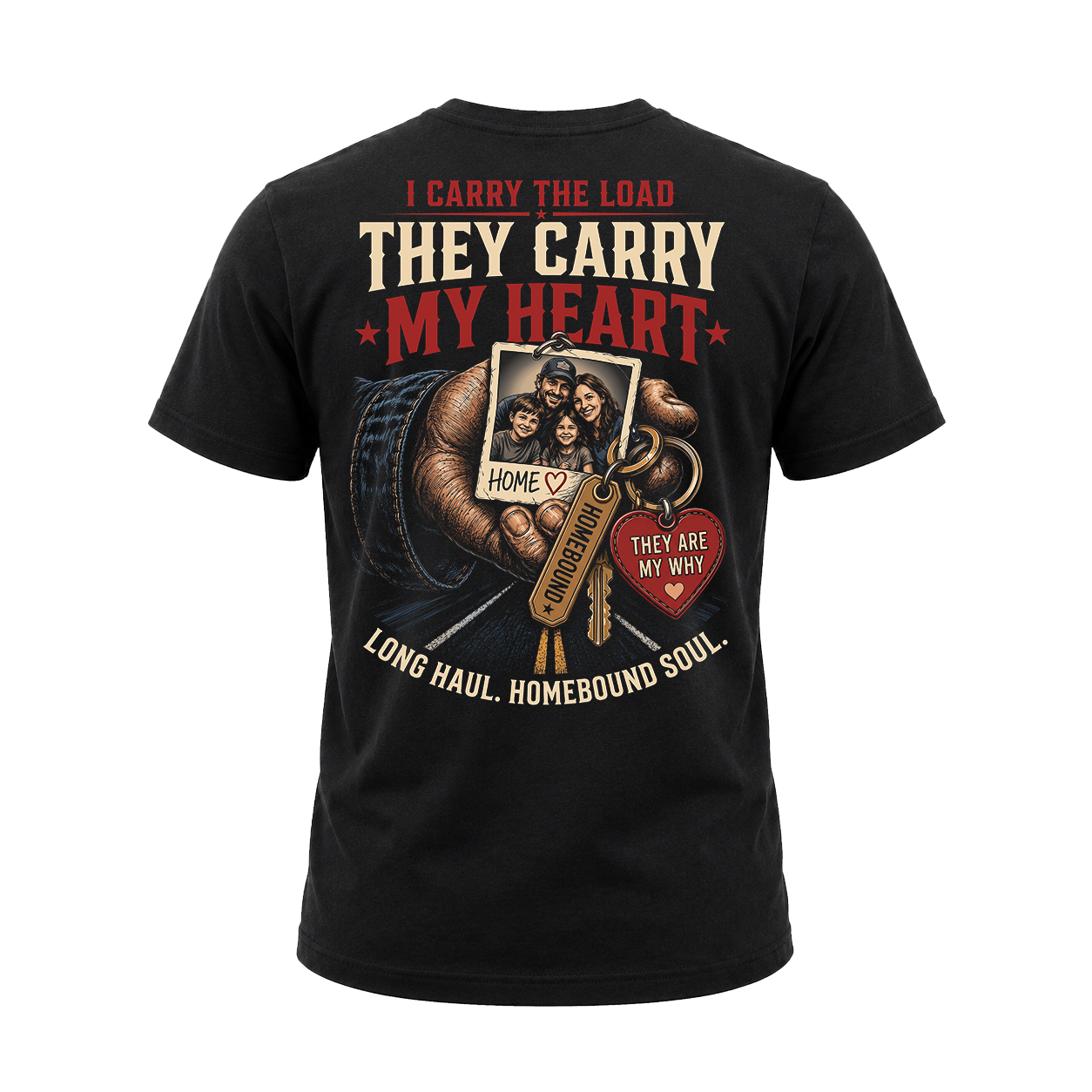 They Carry My Heart - Tee Back
