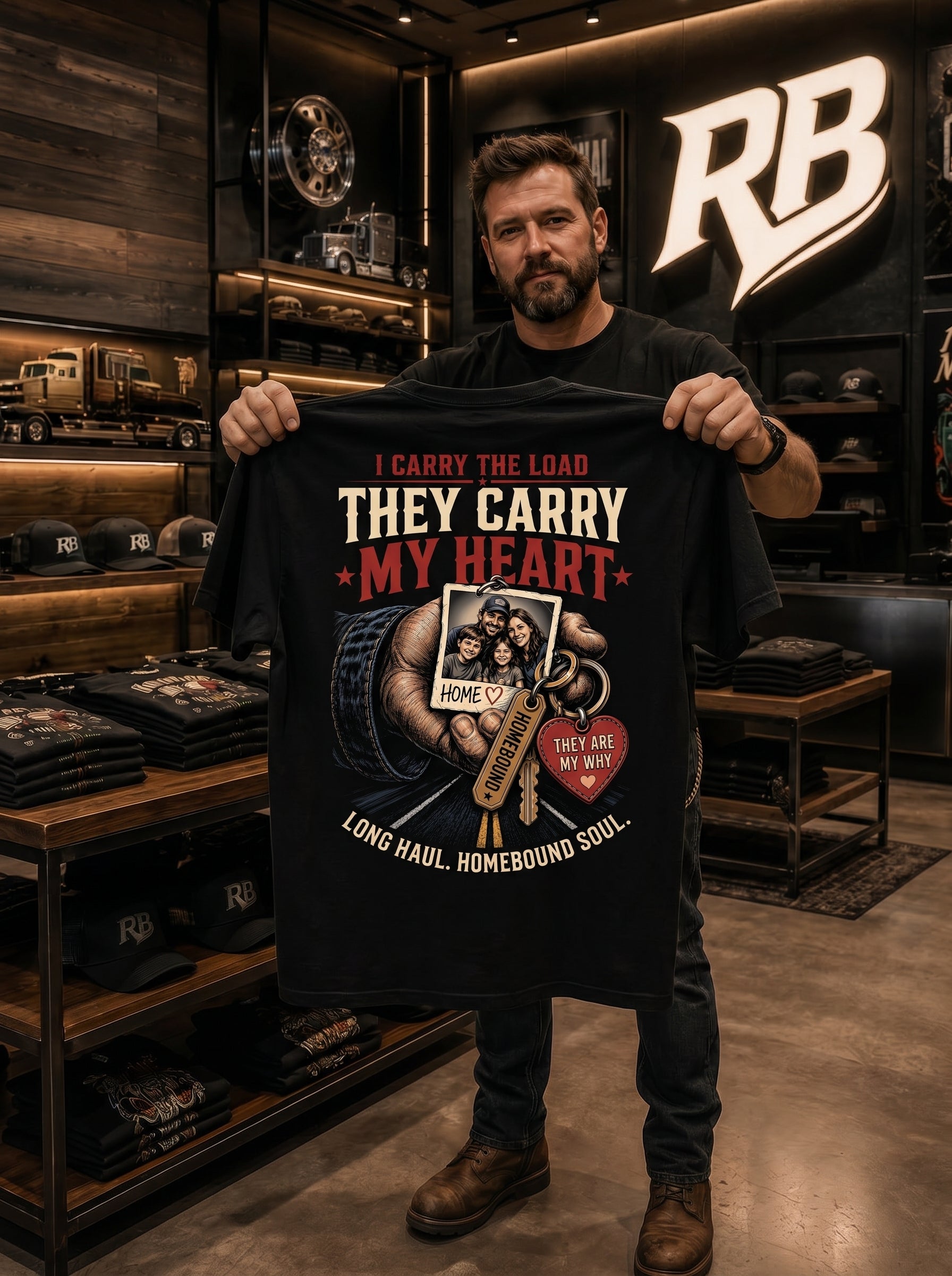 They Carry My Heart - Tee Back